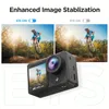 Weerbestendige camera's 4K Actie Camera Touchscreen Dual Ultra Hd Eis WiFi 15748inchunderwater 170 ° Wijdhoekvideo 230816