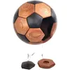 أشياء زخرفية للقيام الخشبي و Tenon Football Solid Wood Creative Walnut Home Home Decoration Homens Hompts 230815