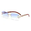 10A модные роскошные дизайнерские мужские очки, солнцезащитные очки для женщин, мужчин, дам, дизайнеры из рога буйвола, многоцветные, прямоугольные