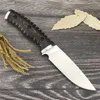 New B.U.C.K 853 Fixed Hunt Knife 8Cr13Mov Blade G10 Handle Camping Outdoor Tactical Combat Self-Defense Tools EDC Knives Kydex Sheath BM 140BK