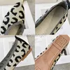 Dress Shoes 2023 Leopard Mesh Ballet Flats Pointed Toe Slip On Loafers Women Casual Soft Rubber Sole Boat Shoes Breathable Knitted MoccasinL0816