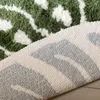 Tapijten groene bladvorm bedminder tapijt zachte pluche pluche tufted slaapkamer woonkamer decor lang tapijt niet-slip absorberende badkamer vloermat