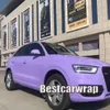 Lavender Gloss Vinyl Wrap для автомобильной обертывания с наклейками с воздушным пузырьком с наклейками с низким уровнем клей 3 м качество 1 52x20M 300y