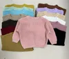 Pullover Toddler Girl Winter Clothes Barn Baby Boys Girls Sweaters Thick Soft Knited Solid Long Sleeve Tops Treeat Outwears 230816