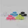 1ml min sample cosmetic small jars 1g plastic jar with lids Wbfgb