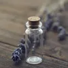 15ML 24X60X125MM Mini Clear Wish Bottles Glass Vials With Cork Stoppers Message Weddings Wish Jewelry Party Favors Tube Ppcof