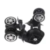 Acessórios para peças da bolsa 4pcs Silent Universal Wheels Universal Wheels Acessórios para gabinete de bagagem de barriga REPARO REPARAÇÃO Rodas de borracha Silent Wheels Rodas de bagagem 230815