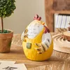 Dekorativa föremål trä kyckling modern härlig hilde trädgård dekoration djurfigur handcraft landskap prydnad miniatyr gåva 230815