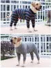 Hundebekleidung Winter warme Hundekleidung Haustier Hund Home Pyjamas Flanellhunde Sweatshirt für mittelgroße große Hunde Physiologischer Anzug Labrador Kostüm 230815