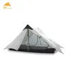 Tält och skyddsrum Lanshan 2 3F Ul Gear Person 1 Outdoor Ultralight Camping Tent 3 Säsong 4 Professional 15D Silnylon Rodless 230815