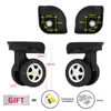 Аксессуары для запчастей сумки W130 Trolley Wheel Chixtashing Luggage Unilategal Wheels Ремонт запчасти роллер тихий самолеты шкивы аксессуары Троллей