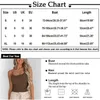 Tank da donna Fashion Knitting Slim Cink Top Top Top Versatile Sexy Fit Bottom Cropped Tops Abiti di lusso carini