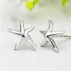 Stud Earrings Arrival Simple Smooth Pentagram Shape Fashion For Woman Small Sale Party Gifts