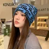 Boinas de tricô Skullies Beanies Hat Men Women Y2K GOTH Moda quente Take Cold Cap Hip-Hop Street Coreano Papão