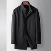 Trench maschile 2023 Arrivo Autumn Men Giacca di moda di alta qualità Coat Business Mens Full Size M-3xl casual Mens Full size