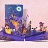 Tebrik Kartları 3D Pop-Up Hallowmas Kartları Çocuklar İçin Hediye Komik Hallows Günü Kabak Tebrik Kartı Cadılar Bayramı Kartpostal 230816