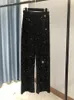女性用パンツSファッショントレンディなスパークリングゴールドリラックストールウエストワイドレギュード韓国スタイル230816