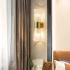 Wandlampen moderne Kristalllampe Licht Luxus Persönlichkeit Wohnzimmer Hintergrund Gang Schlafzimmer Nachtbad Spiegelschrank
