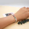 Charm Bilezikler Zastyt Hematit Taş Emaye Tile Boncuklu Bilezik Kadınlar için Tila Boncuklar Pulsera Femme Tasarımcı Emaye Takı