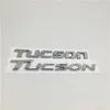 Für Hyundai Tucson Heckstamm Heckklappe Emblem Logo -Logo -Typenschild Chrom -Aufkleber206D287s