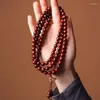 Strand Zambia Lobulaire palissander mannen en vrouwen DIY Bracelet Blood Decoratieve rozenkransaccessoires Boeddha Bead Manufacturers
