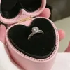 Wedding Rings Ewya Real D Color 03ct 4mm voor vrouwen Girls Fijne sieraden S925 Silver Pass Diamond Testring Bloemband 230816