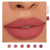 Lipstick 6pclot Liquid Sexy Colours Farba Matte Matte Lipsticks Wodoodporne długotrwały zestaw błyszczący Piękno Prezent 230816