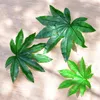 Decorative Flowers 1Pcs 43x35cm&32x27cm Artificial Leaves Simulation Leaf For Hawaiian Party Jungle Beach Theme Decorations Supplies