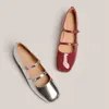 Sapatos de vestido sapatos femininos sapatos de balé de salto grossos para mulheres de calcanhar médio jane sapatos únicos zapatos de mujer 230815
