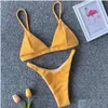 Zestaw bikinis MJ-59 Kobiety kamizelki push upłyn bikini na plaży paski trójkąt thong stroju kąpielowa żeńska brazylijska bikini dostawa dr dh9gf