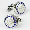 Cuff Links Jewelry Shirt Fashion BUFFLINK PARA MANCS Brand Crystal Link Botão de casamento Botão de casamento Male de alta qualidade 230816