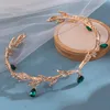 Bruiloft haar sieraden diezi elegante waterdruppel ab kristal tiara luxe bruids kroon voor vrouwen meisjes Koreaanse bruiloft haarjurk sieraden accessoires 230816