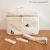 DIAPER Väskor Milancel Mommy Isolated Bag broderad björnvagn Portable Storage Bag Z230816