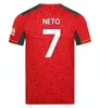 23 24 Neto Hee Chan Cunha Soccer Jerseys Sarabia Football Dorts 2023 2024 Home Away N.