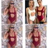 Bikinis Set MJ-16 Y One Piece Baddräkt Kvinnor Badkläder Kvinnlig solid svart rygglös Monokini baddräkt Drop Delivery Sports Out Dhtde