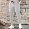 Мужские джинсы 2023 Летние повседневные штаны Ледяные шелк тонкие спортивные эластичные прямые брюки дышащие быстрое каплю 230815