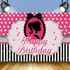 Other Event Party Supplies Pink Girl s d Birthday Decoration Balloon Tableware Backdrop Girl Supplise Kids Toys 230815