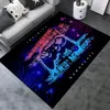 Carpet Home Area Gamer Teppiche mit Game Controller Design Nicht -Slip -Boden -Matten für Kinder werfen Teppich für Dekor lebende Bettspielzimmer Tapis 230815