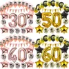 Other Event Party Supplies Birthday Inflatable Confetti Number Balloons 18 21 30 40 50 60 70 80 90 Year Decoration Adult Digit Helium Balons 230815