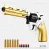 Revolver Airsoft Pistol Paintball Soft Bullet Gun Simulation Model Toy Gun Boy War Traumat Fake Gun Gift Bb Pistol T230816