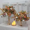 Candle Holders Nordic Stand Column Candlestick Event Road Lead Flower Vase Rack Table Wedding Centerpieces Party Dinner Decor