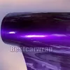 Purple Gloss Candy Metalliczne winylowe winylowe folia Wrap Folio z bąbelem powietrza Low Halt Blue Początkowa 3M Jakość 1 52x20m Rolka 5x270p