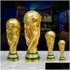 Other Festive Party Supplies Golden Resin European Football Trophy Soccer Trophies Mascot Fan Gift Office Decoration Drop Delivery Dhrvh