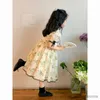 Girl's Dresses Girls' Summer Dress 2023 New Children's Ancient Style Qipao Dress Foreign Princess Dress Girls' Summer Dress R230816