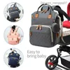 Windelbeutel falten Mom's Bag Leichtes und praktisches tragbares faltbares Babybett große Kapazität Baby Rucksack Momers Bag Ersatztisch Babybeutel Z230816