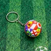 Keychains Creative National Flag Soccer Model voor vriend mannen verkopen verjaardag souvenir prijzen trendy accessoires sieraden