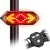 Światła rowerowe Turn Sygnał LED tylne LED Rowerowe Rower Usb Ogon bezprzewodowy pilot pilota na noc 230815