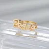 Pierścionki ślubne Dostosowane imienia Pierścień Osobowość Hip Hop 3D moda punkowa numer listów dla kobiety mężczyźni biżuteria 230815
