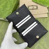 2022 Luxury GC -Seller Top Quality Design Card Card Bag Fashion Simple Coin Purse Retro Cold Wind Mens Small Wallet Portable300H