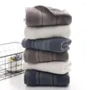 Ręcznik brytyjski styl prosty stały kolor zwykły wzór myjki